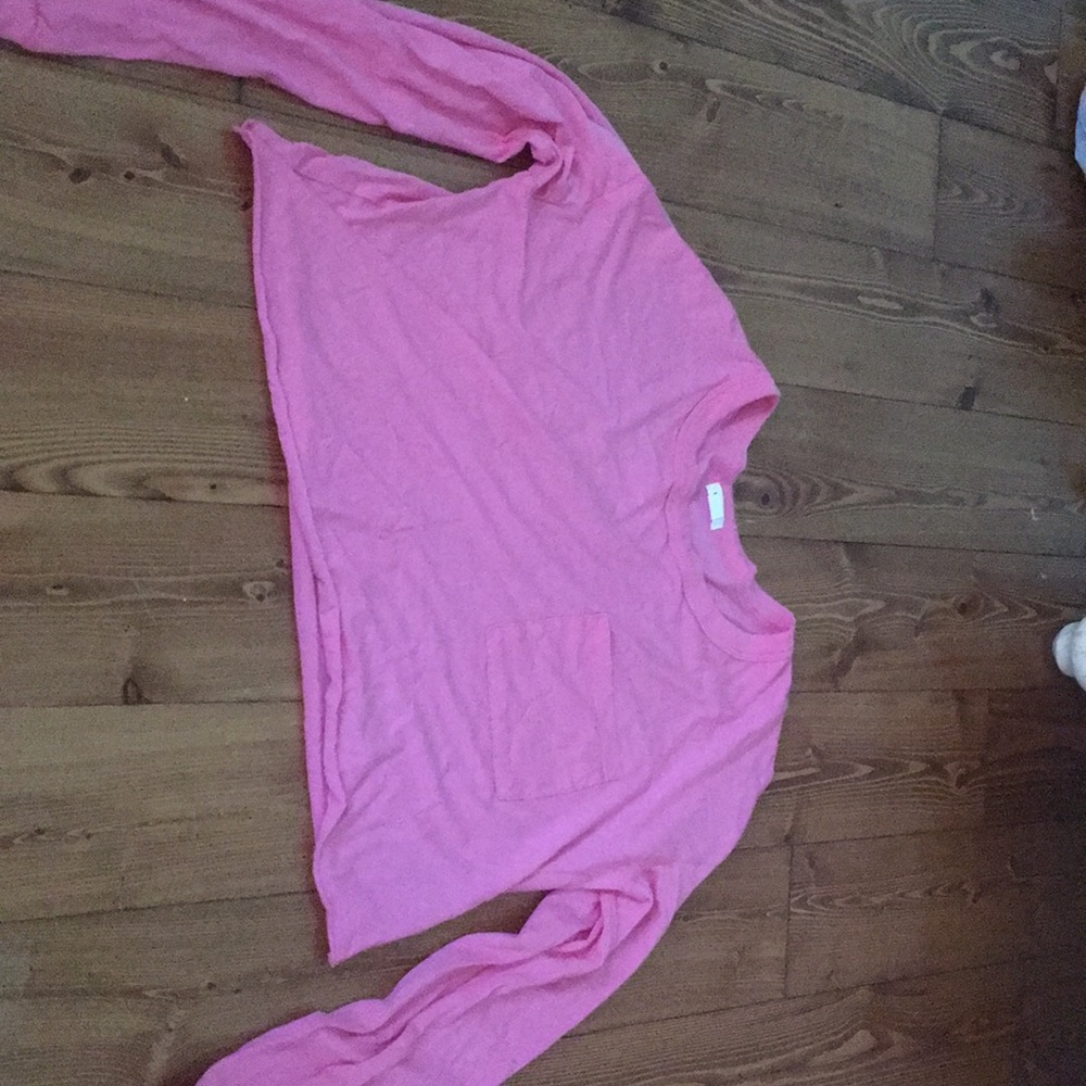 Long sleeve crop top